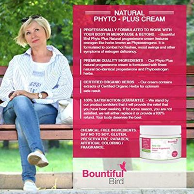 2oz Bountiful Bird Phyto Plus Natural Progesterone Cream