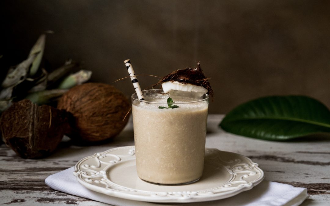 Staying Cool in Summer Naturally – Spiced Coconut Smoothie With Cardamom