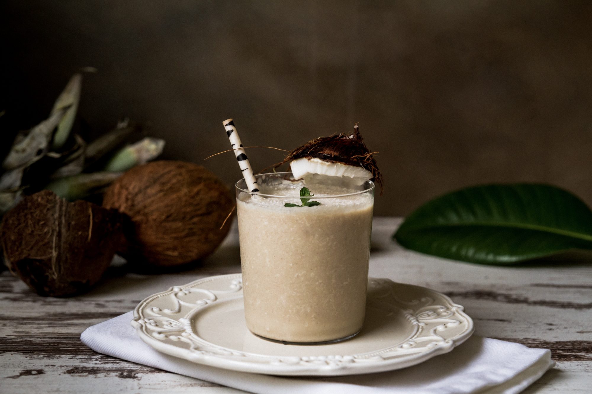 Spiced Coconut Smoothie cooling Pita dosha